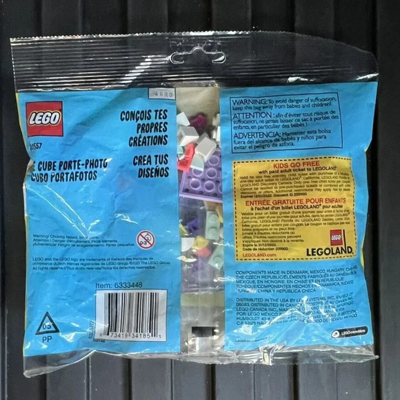 NEW Sealed LEGO DOTS Photo Holder Cube 30557 - Purple Bunny - Picture 2 of 2